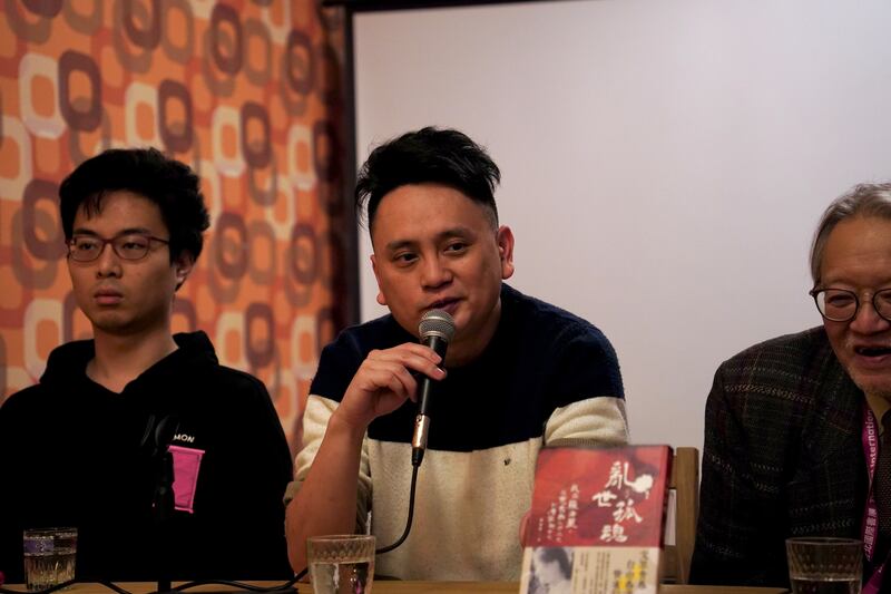 「二o四六」及「一八四一」出版有限公司社長沈旭暉，盼用文字將香港精神、議題長期存續下去。（淳音 攝）