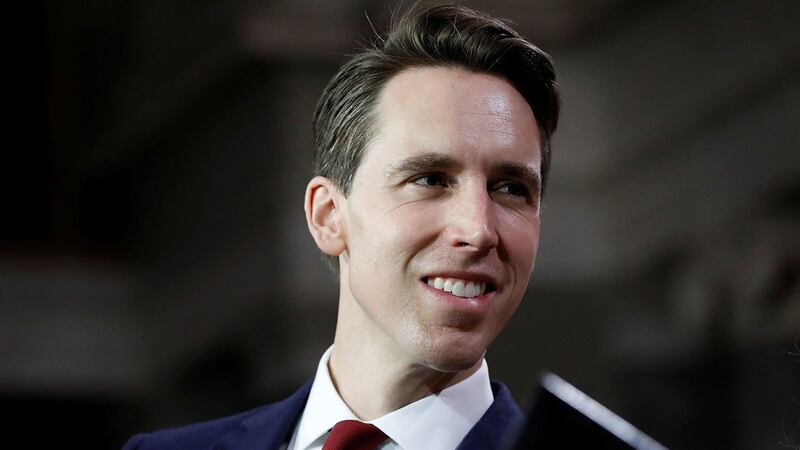 美国参议员乔希·霍利（Josh Hawley）。（资料照/路透社）