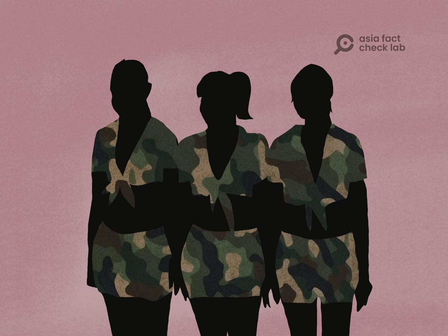 Does a video show Taiwan training female military personnel?