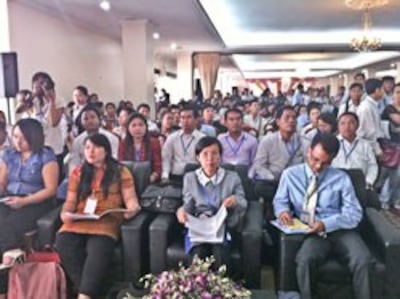 Đại diễn các tổ chức dân sự từ các nước ASEAN tại diễn đàn, ngày 29/3/2012