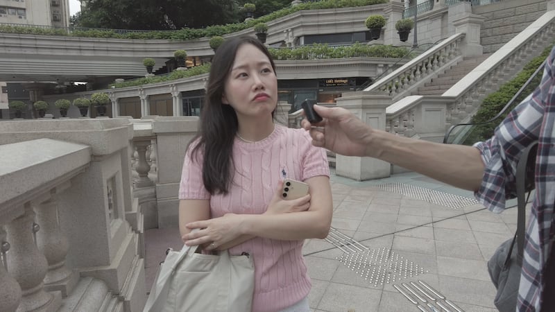 有來自南韓的旅客表示,沒有了以前的那種繁華感覺。(衛斯攝)