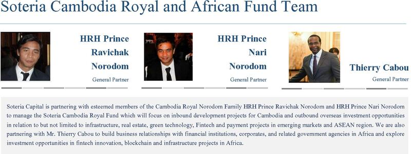 Prince Norodom Ravichak and his brother Prince Norodom Narithipong are responsible for managing a fund at Soteria Capital that Ravichak says signed a letter of guarantee for his first bid for Saint Etienne.
