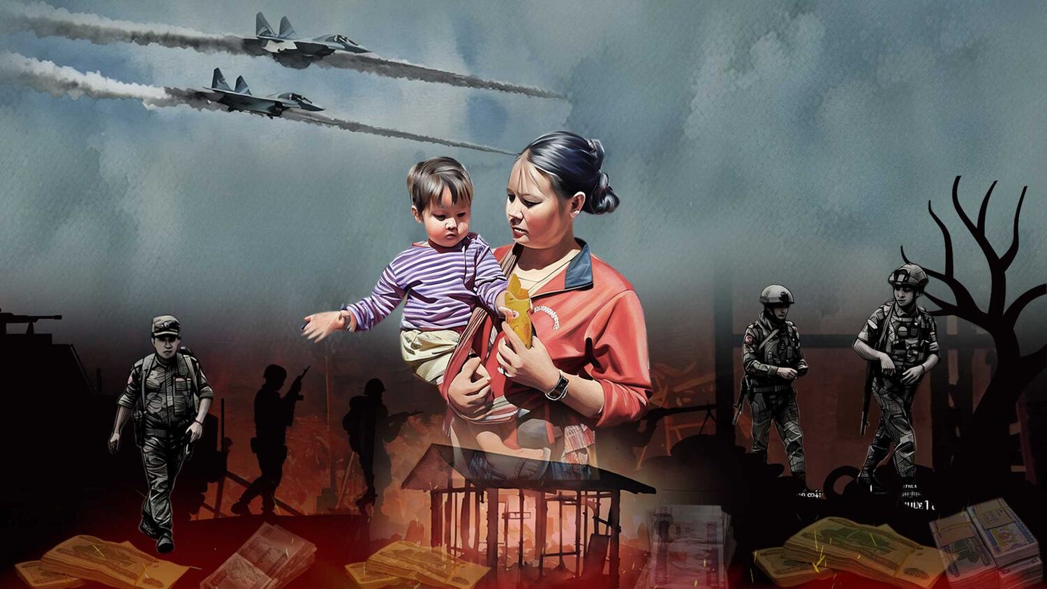 Hidden costs of war