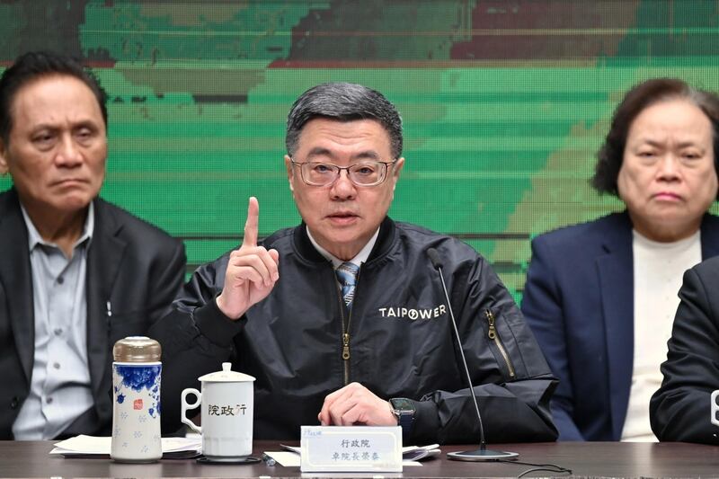 行政院長卓榮泰表示，大幅刪減預算將嚴重影響國家運作。（行政院提供）