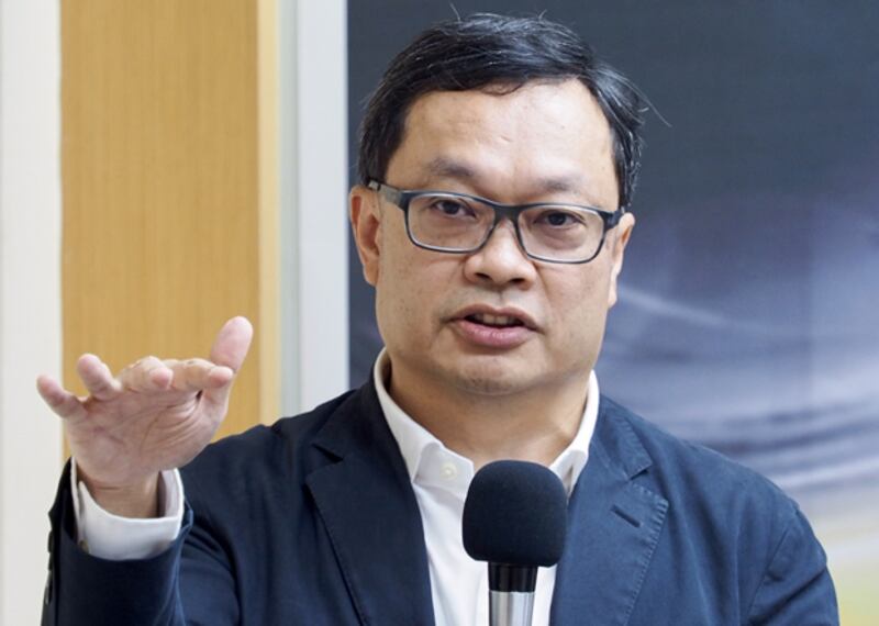 2020年6月3日,陸委會前副主委陳明祺:台灣紀念「六四」,除了彰顯守護民主,也是展現對威權政體擴張的抵抗。(鍾廣政 攝)
