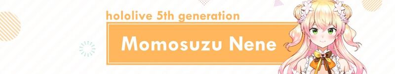 Screengrab from the YouTube page for Momosuzu Nene.