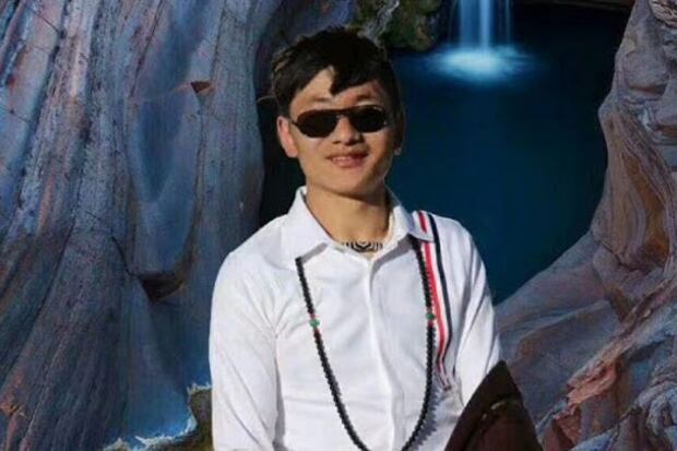 Tibetan protester Dopo is shown in an undated photo.