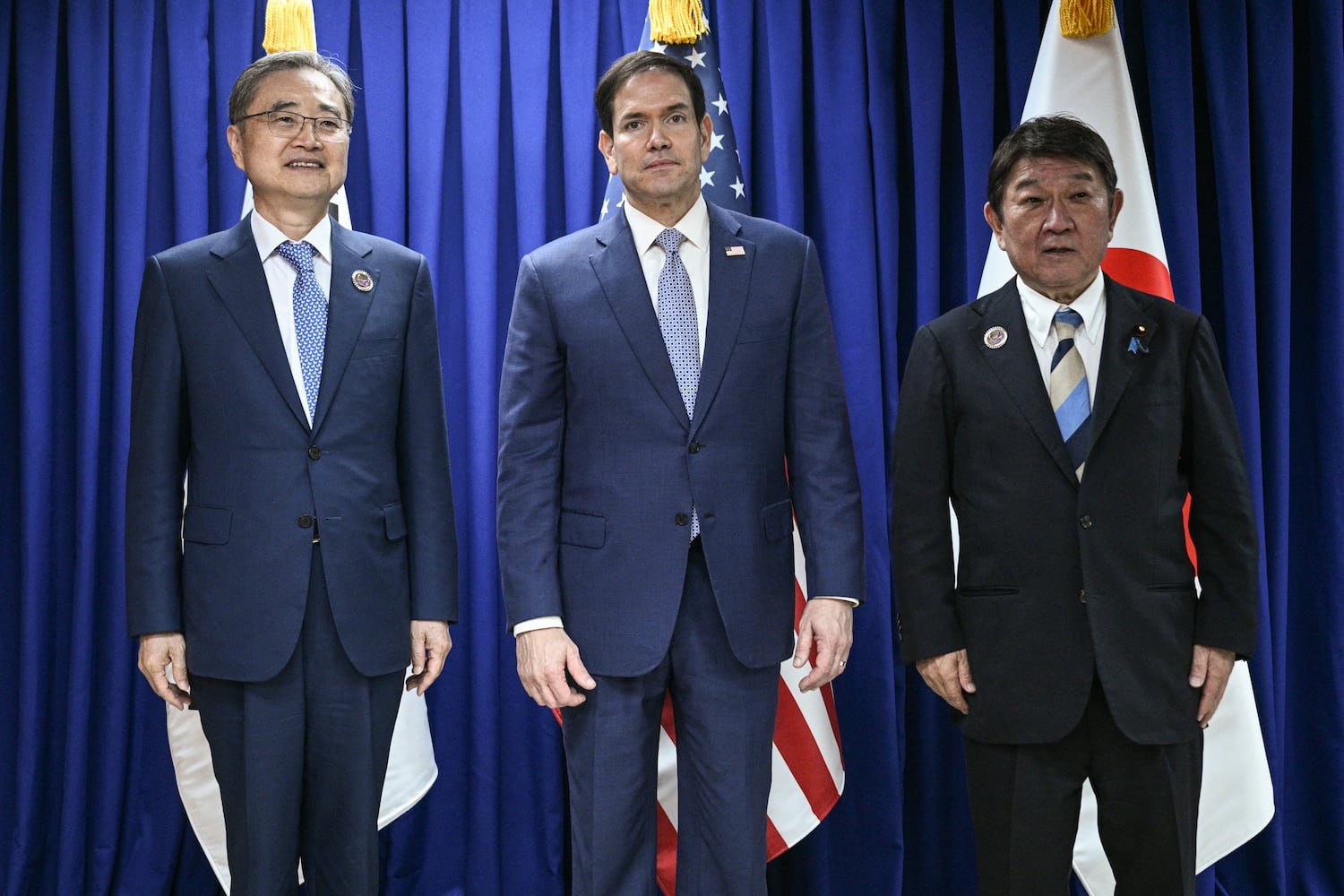한미일 외교장관, 회담서 ‘한반도 비핵화’ 재확인