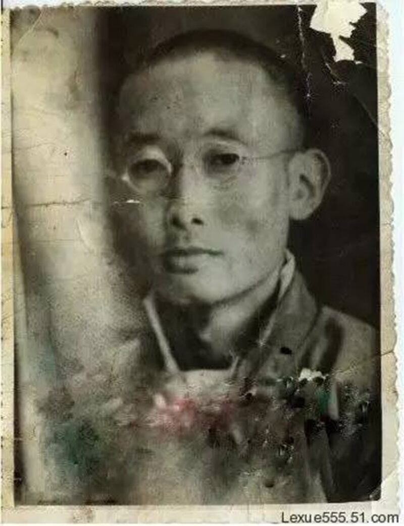 藏人学者根敦群培在印度学习时的肖像。（唯色提供）