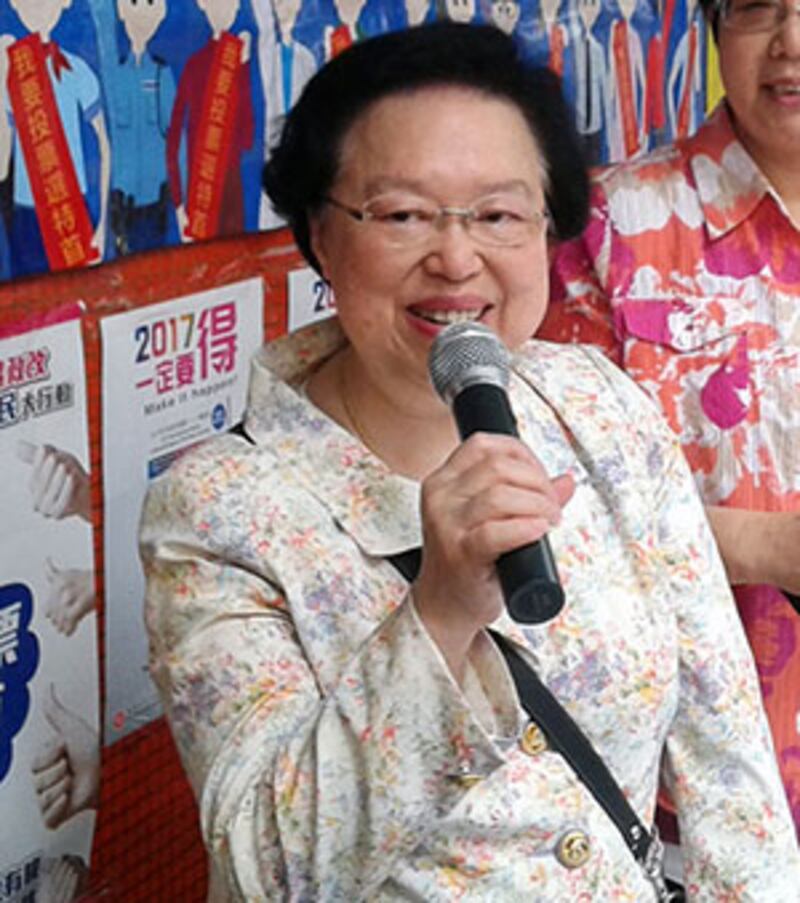 2015年5月10日，基本法委員會委員譚惠珠表示，國家要求地區保護國家安全是常理，制定《國安法》的目標不是香港。(粵語組文宇晴攝)