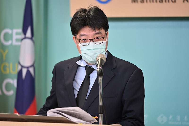 陸委會副主委邱垂正:關切中國因清零封控造成無謂傷亡,呼籲逐步調整與放鬆不合理管制。(鍾廣政攝)