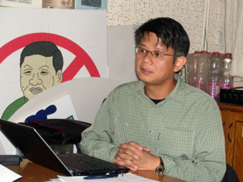 職工盟總幹事蒙兆達指，隨著珠江三角洲的工廠陸續往內陸搬遷，不排除今天目睹的罷工潮往後可能會在內陸地方重現。（粵語部劉雲攝）