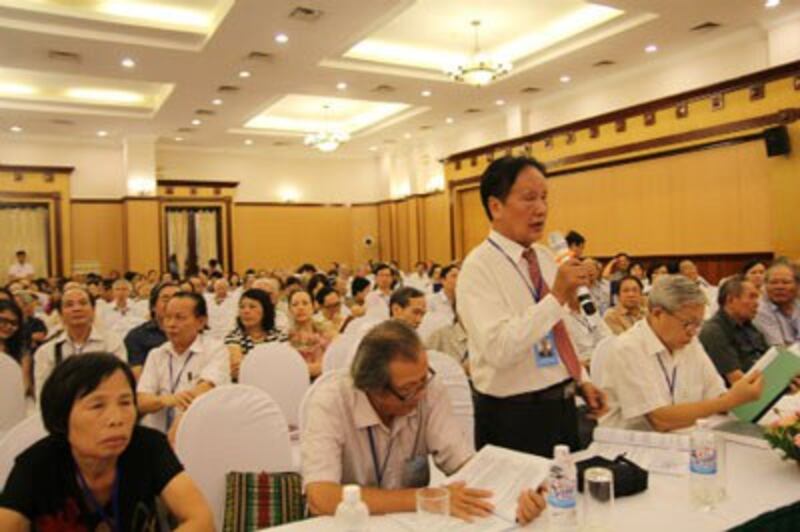 Đại hội của Hội nhà văn Việt Nam lần thứ IX diễn ra từ ngày 9 đến 11 tháng 7 tại Hà Nội. Courtesy photo.