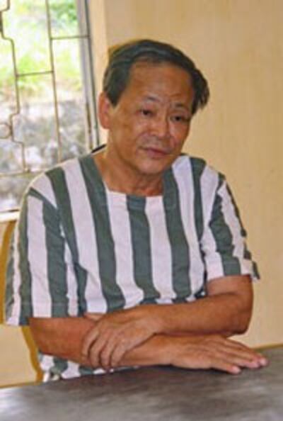 Ông Phan Văn Thu, tức Trần Công, một thành viên xây dựng khu du lịch sinh thái Núi Đá Bia tại ngoại ô thành phố Tuy Hòa, tỉnh Phú Yên, bị công an bắt hôm 5/2/2012. File photo.