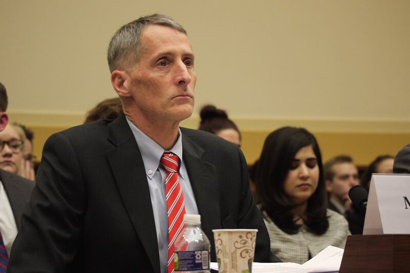 国务院亚太副助卿费德玮27日说，新型冠状病毒疫情爆发，凸显台湾被排除在世界卫生组织外，让人无法接受。（自由亚洲电台记者郑崇生摄）