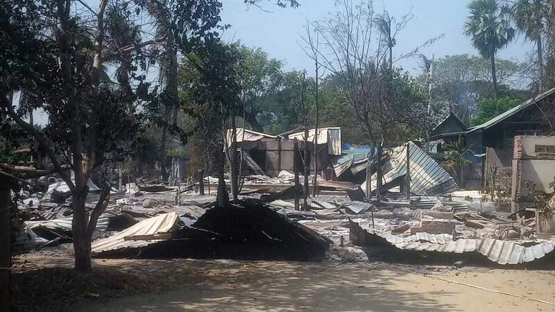 hman taw village fire