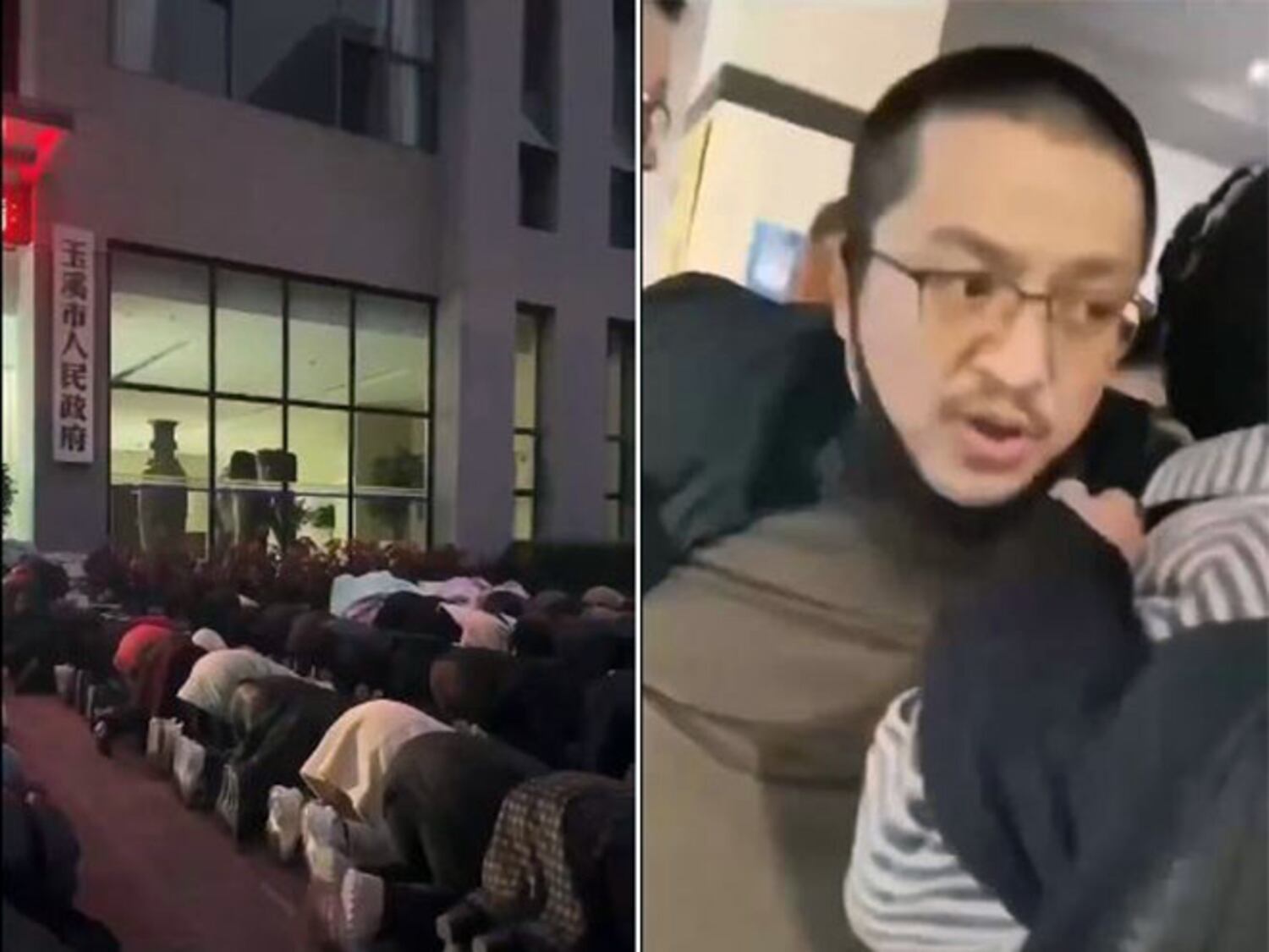 Yunnan Muslims protest outside government building as imam detained