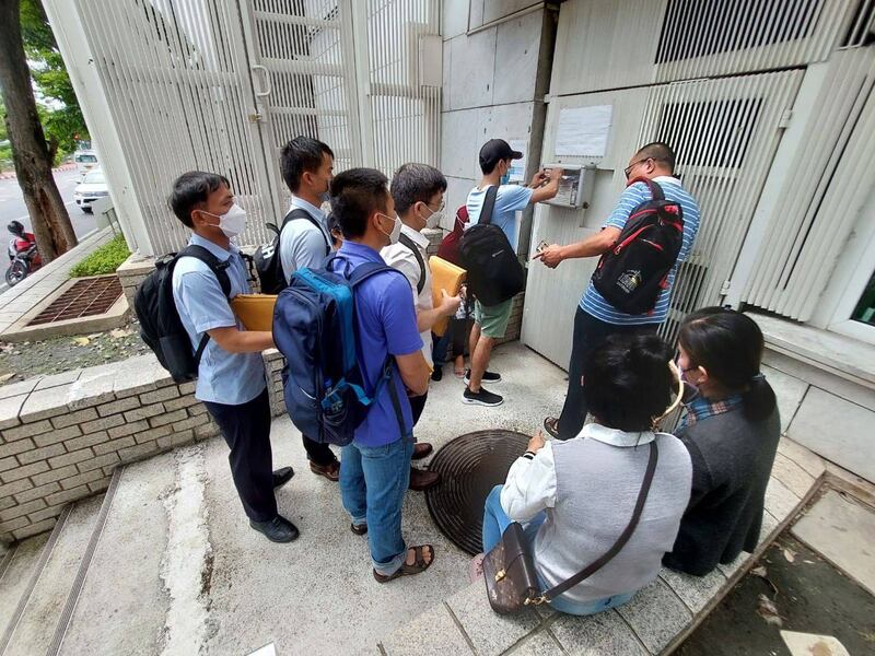 2022年9月5日，潘永光5日赴联合国难民署的亚太总部递交申请，希望尽快取得难民保护。(潘永光牧师提供)