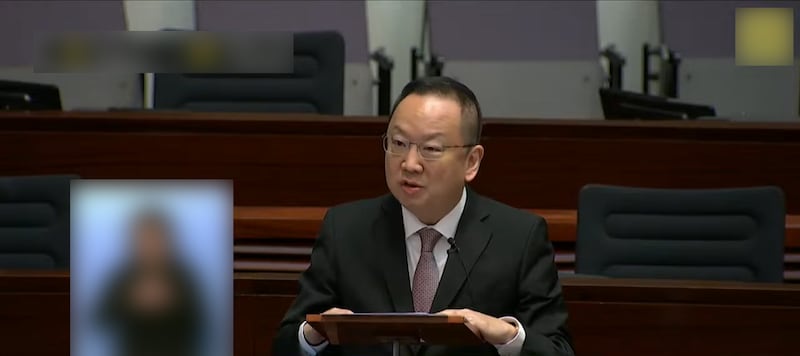 選委界陳仲尼指出高才通人才,在港認識不到男、女朋友,建議關愛隊等舉辦Speed Dating(快速約會)以留住人才。(立法會直播截圖)