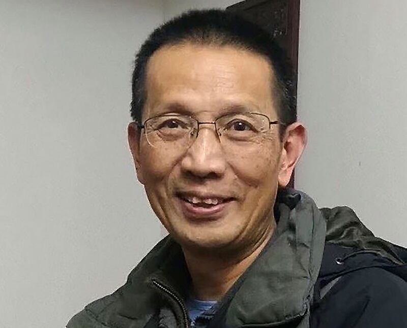 2024年3月5日曹家人拍摄曹三强牧师近照。(Cao Family via AP)