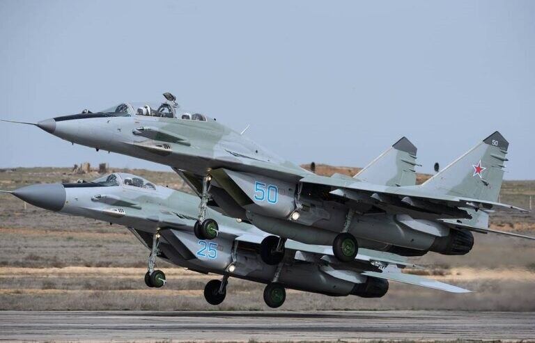 러시아 공군 MIG-29UB 전투기