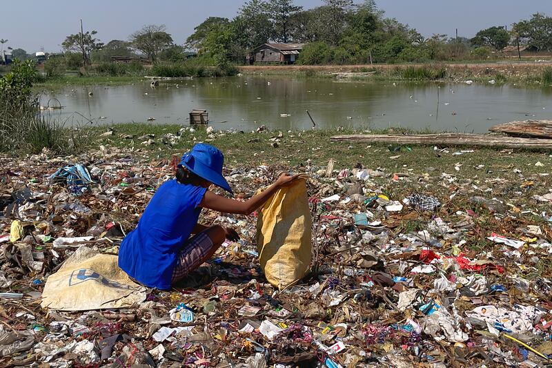 plastic trash
