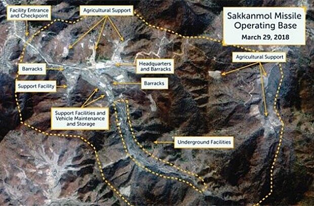 미국 싱크탱크인 국제전략문제연구소(CSIS)는 12일(현지시간) 북한 당국에 의해 공식적으로 확인되지 않은 약 20곳의 '미신고(undeclared ) 미사일 운용 기지' 중 13곳의 위치를 확인했다며 이 중 삭간몰 미사일 기지를 분석한 내용을 공개했다.