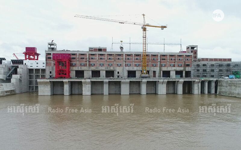 ទំនប់​វារីអគ្គិសនី​សេសាន​ក្រោម​ពីរ ស្ថិត​ក្នុង​ស្រុក​សេសាន ខេត្ត​ស្ទឹងត្រែង។ រូបថត​ថ្ងៃ​ទី​១៤ ខែ​កក្កដា ឆ្នាំ​២០១៧។ 