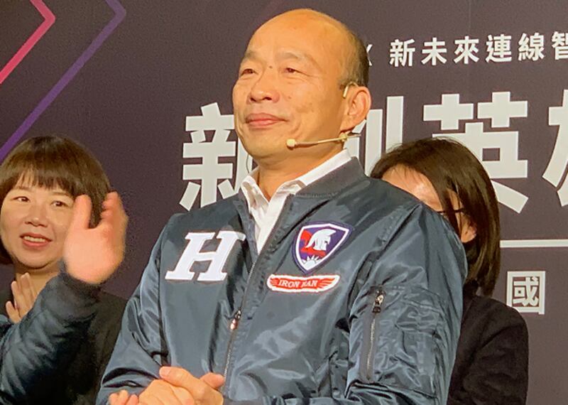 2019年12月26日,高雄市長韓國瑜︰罷免案由前市長陳菊官員主導,過程充滿政治操作。(鍾廣政 攝)