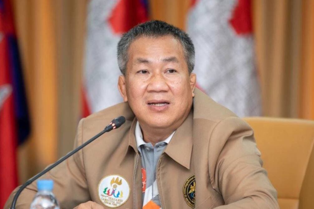 អគ្គលេខាធិការគណៈកម្មាធិការជាតិអូឡាំពិកកម្ពុជា លោក វ៉ាត់ ចំរើន។