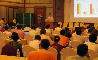 ពិធី​ជួបជុំ​របស់​អង្គការ​សមាជិក​ទាំង ២០ របស់​គម្រោង​ដៃគូ​រួម​គ្នា​ផ្ដល់​ការ​អប់រំ​ដល់​កុមារ​បាត់បង់​ឱកាស​នៅ​កម្ពុជា នា​​រាជធានី​ភ្នំពេញ នៅ​ថ្ងៃ​ទី​៣០ ខែ​កញ្ញា ឆ្នាំ​២០១៥។