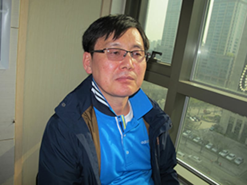 요덕수용소 체험자 정광일 씨. RFA PHOTO/ 이진서
