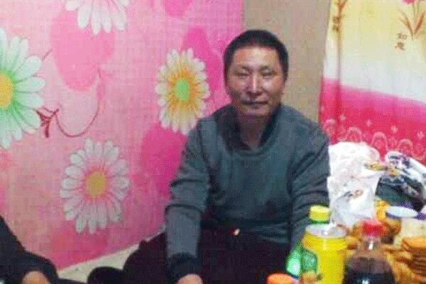 Jigme Gyatso after his release, April 1, 2013.