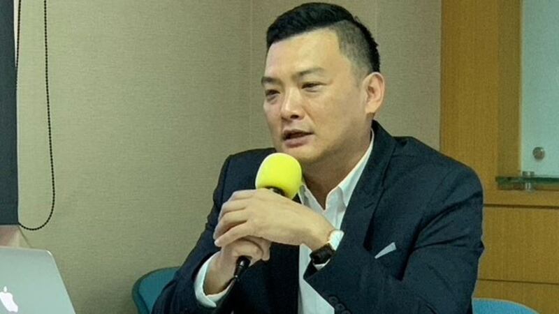 政治大学政治系副教授暨选举研究中心副研究员俞振华认为台湾认同不断上升。(记者 黄春梅摄) 