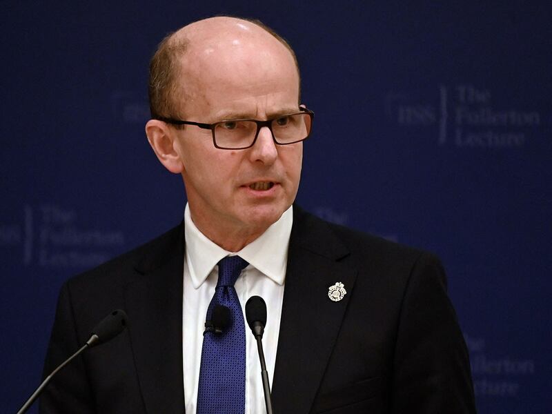 英国情报机构、政府通讯总部（GCHQ）总监佛莱明（Jeremy Fleming）（法新社）
