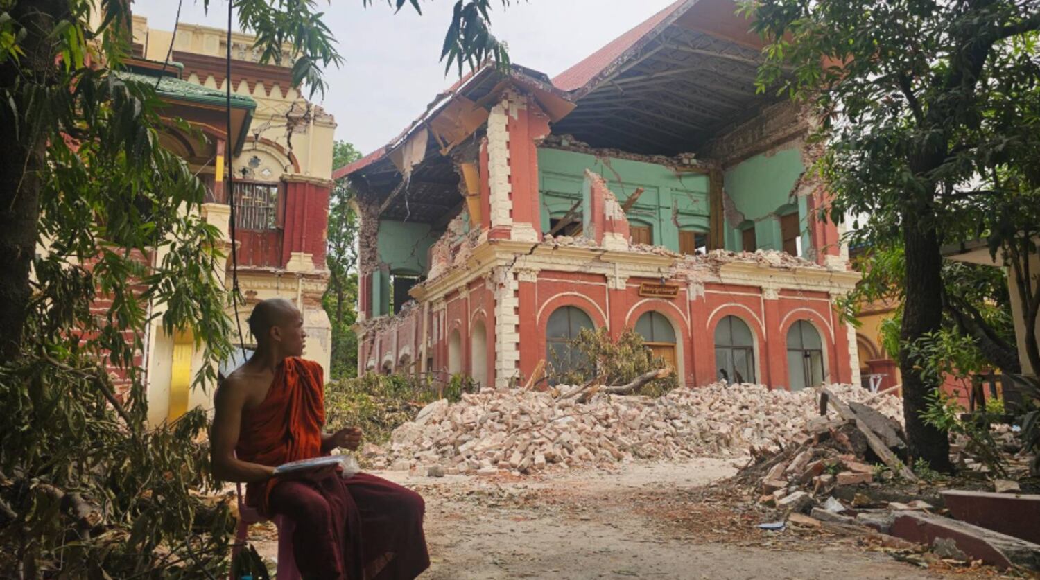 Myanmar junta bombs monastery as it blames quake for religious devastation