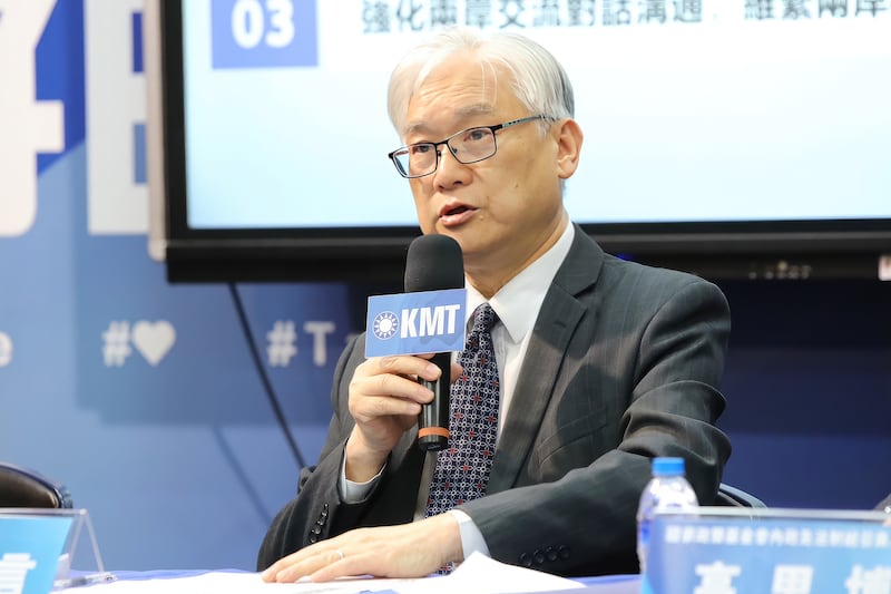 國民黨副主席夏立言:相信此行對緩和兩岸緊張有一定幫助。(國民黨提供)