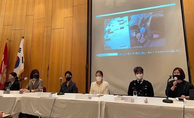 IRI 한국사무소가 14일 개최한 ‘북한 경제와 여성의 역할’ 토론회.