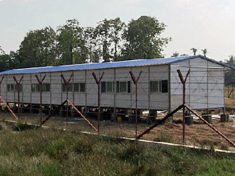 New houses are being built for those who fled recent violence and are now returning to Maungdaw township in the northern part of Myanmar's Rakhine state, December 2017.