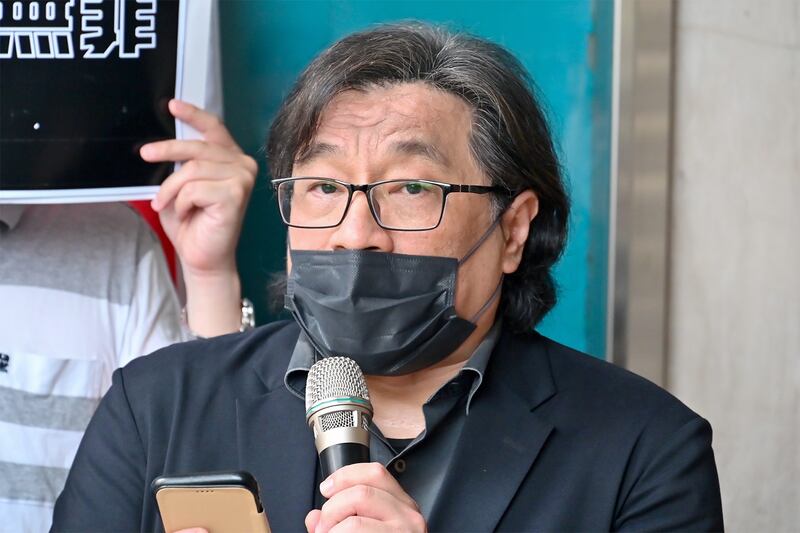 中央研究院副研究員吳叡人：蔡英文應就是否給予港人政治庇護表態。（鍾廣政 攝）