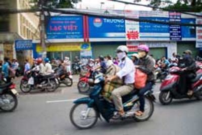 Trường Tin học Lạc Việt ở đường Đinh Tiên Hoàng, Q-1, TPHCM. RFA Photo.