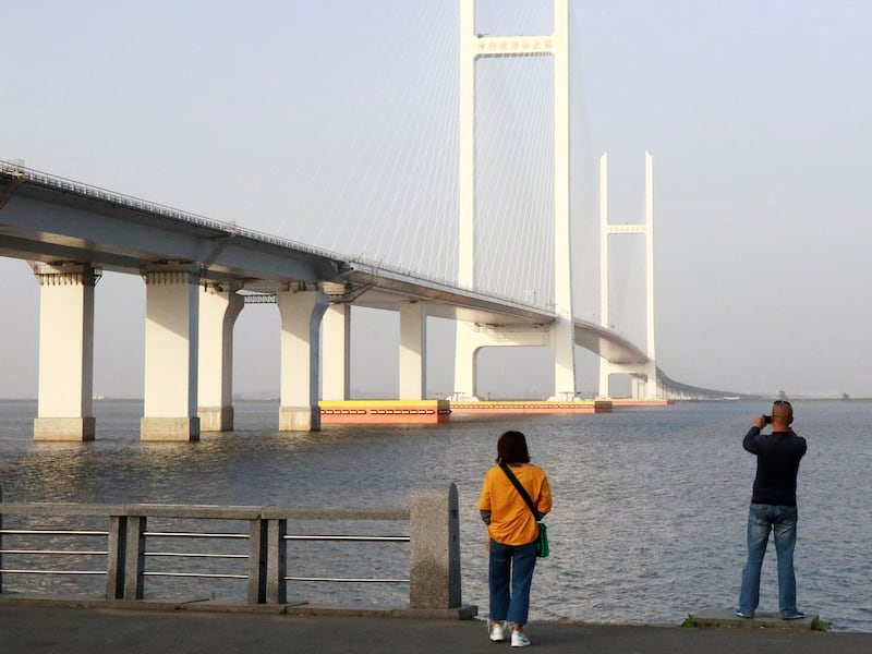 New bridge between North Korea and China could open soon – 12 years after completion