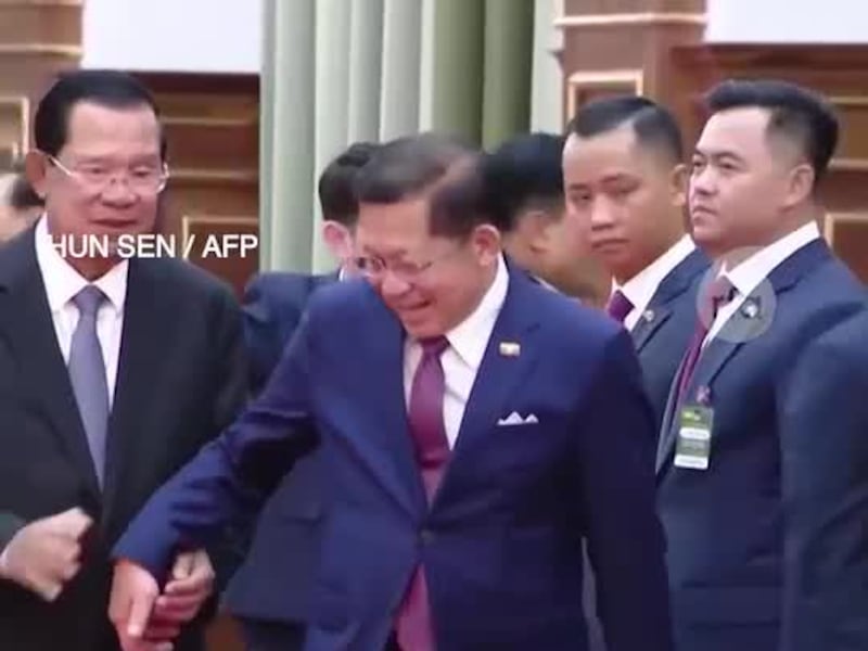 លោក ហ៊ុន សែន ធ្វើឲ្យកម្ពុជាខាតបង់ធ្ងន់ធ្ងរ រឿងស្វាគមន៍មេដឹកនាំរដ្ឋប្រហារភូមា